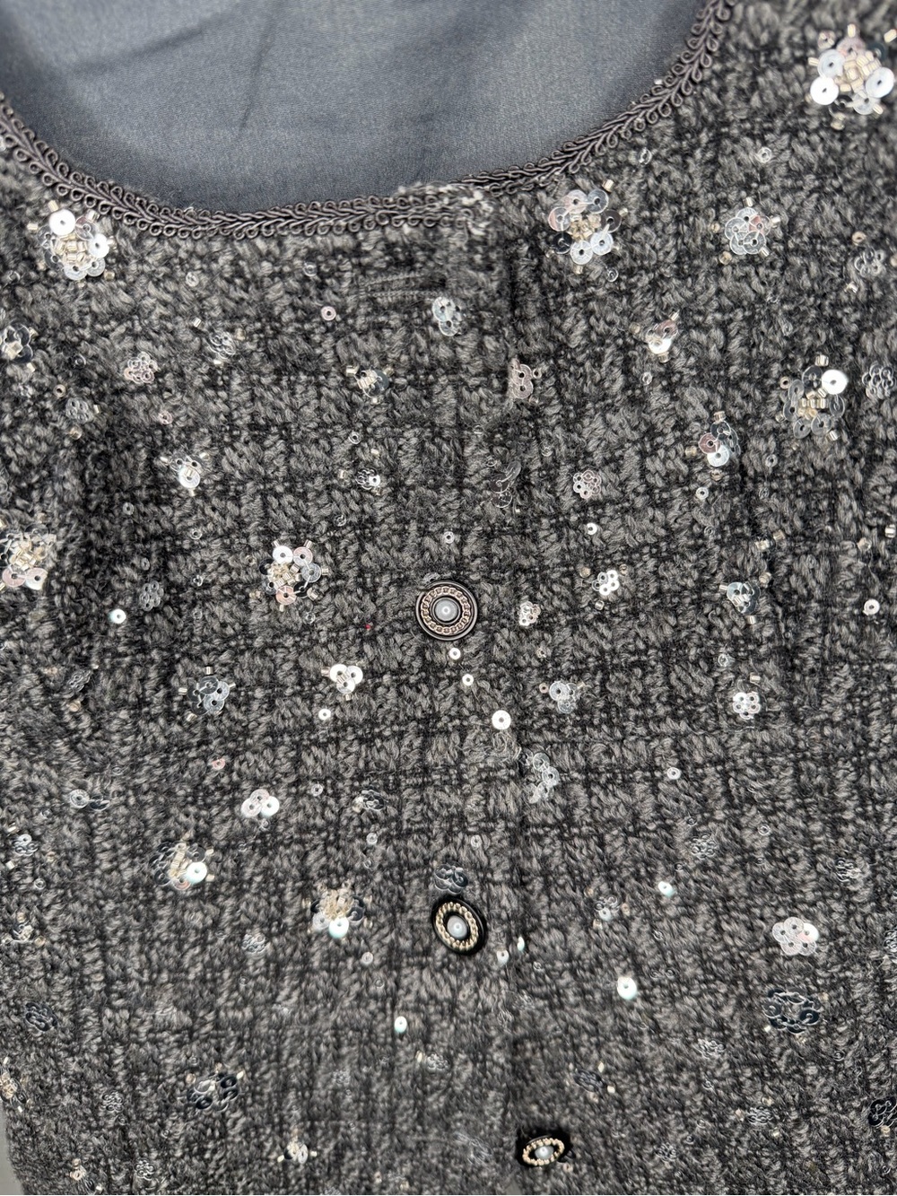 ASTR the Label Carolyn Sequin Tweed Jacket - Picture 5 of 13